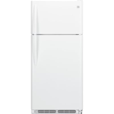 Buy Kenmore 60502 18 Cu Ft Top Freezer Refrigerator With Glass Shelves In White Includes Delivery And Hookup Online In Greece B07d8qbftj
