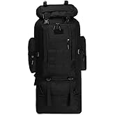 100L Hiking Backpack Men Large Waterproof Camping Backpack Lightweight Packable Backpacking Backpack Daypack Military Rucksack for Men Travel Climbing Outdoor Sports