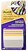 Post-it Tabs, 2 in Angled Lined, Assorted Bright Colors, 6 Tabs/Color, 4 Colors, 24 Tabs/Pack (686A-1BB)