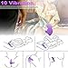 Bombex Silicone G Spot Vibrator - Wearable Vibrating Dildo - Waterproof & Remote Control Masturbator for Women, 10-Frequency Dual Action Adults Sex Toy for Female & Couples(Purple)