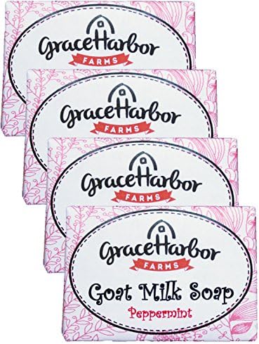 Goat Milk Soap (4-Four Ounce Bars) Peppermint