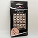 False Nails Bling Art French Fake Matte Gel Glitter Polished Squoval 24 Acrylic Medium Tips Glue (White, Black)