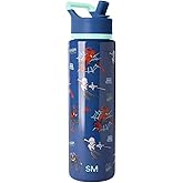 Simple Modern Summit Water Bottle with Straw Lid | Marvel 30oz Leak Proof Stainless Steel Insulated Cup | Gifts for Her Him | Spiderman Mashup