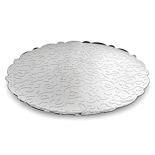 Alessi MW07 Dressed Round Tray, Silver