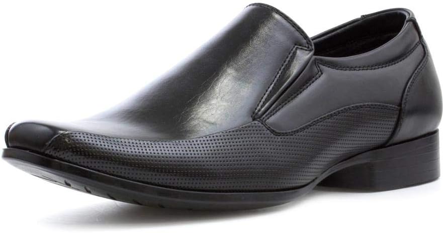 BECKETT Mens Black Smart Slip On Shoe