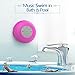 JEMMA Waterproof Bluetooth Speaker Wireless Shower Portable Hand-Free Call with Mic(Pink)