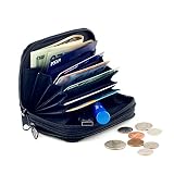 Goson Womens Leather Mini Wallet Credit Cards Cash Coin Holder