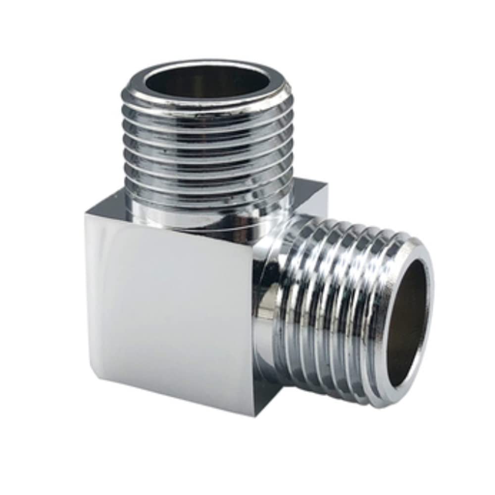 Add-A-Tee G1/2" Hose Connector Adapter, 2 Way L1 for Angle Valve, Shower Arms, Toilet Bidet Sprayer, Pipe Fittings