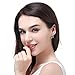 EVERU CZ Vine Jewelry Sweep Wrap Crystal Rose Gold Plated Leaf Ear Cuffs Set Stud Earrings for Women