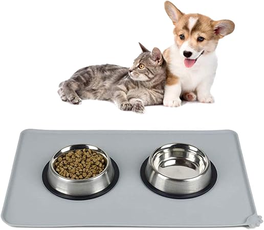 waterproof dog bowl mat
