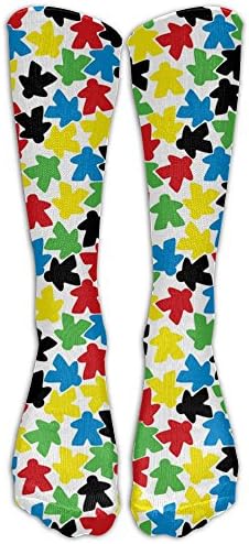 Meeple People - Multicoloured Compression Socks Football Socks Sports Stockings Long Socks