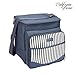 Picnic Basket Tote | Picnic Shoulder Bag Set | Stylish All-in-One Portable Picnic Bag for 4 with Complete Cutlery Set | Salt/Pepper Shakers | Cheese Board | Cooler Bag for Camping | Insulated Tote Bag