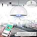 ROKOO LED Music Light Bulb with Bluetooth Speaker E26/E27 9W RGB Color Changing Dimmable Light App Controlled Alarm Setting Bluetooth 4.0 Stereo Audio Bulb for Dating Party Bedroom Bathroom Courtyard