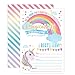Your Main Event Prints Unicorn Birthday Invitation - Unicorn Party Invite - 20 Fill-In Style - Envelopes Not Included