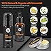 MayBeau Beard Kit for Men Set of 8 Beard Growth Grooming & Trimming with Unscented Leave-in Conditioner Oil,Beard shaping, Beard Balm Butter Wax, Brush and Mustache Comb Ultimate Trimmer Set for Men
