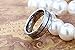 TUSEN JEWELRY 8MM Mens Wedding Band Thin Blue Line Plated Tungsten Carbide Ring12