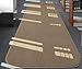 House, Home and More Skid-Resistant Carpet Runner - Camel Tan - 8 Feet X 27 Inches