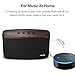 COMISO 30W Bluetooth Speakers with Super Bass, Bamboo Wood Home Speaker with Subwoofer - (Black)