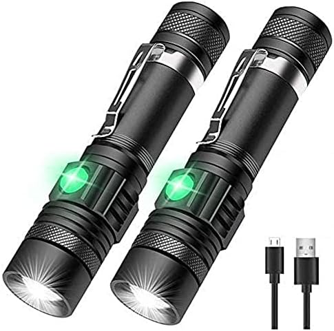 Rechargeable Flashlight 2000 Lumens – Super Bright Zoomable LED Tactical Flashlight, 6 Modes, IPX6 Waterproof, 5000mAh Battery - View #6