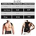 QNTICH Back Brace Posture Corrector Fully Adjustable Support Belt Improves Posture and Provides Lumbar Back Brace Lower and Upper Back Pain Relief Upright Go Posture