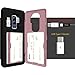 Galaxy S9 Plus, SKINU S9 Plus Wallet Charger Dual Layer Hidden Credit [S9 Plus Card Case] Holder ID Slot Card Case with Inner USB Type C Adapter and Mirror for Samsung Galaxy S9 Plus(2018)- Rose Gold