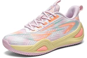 Bacury Basketball Shoes for Women and Men, Comfortable Lightweight Sports Outdoor Fashion Sneakers