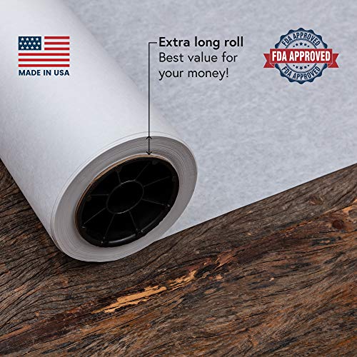 White Butcher Paper Roll 18 Inches by 200 Feet (2400 Inches) USA Made, Fda Approved for Meat Smoking and Food - Thumbnail 4