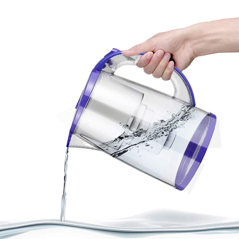 10-Cup Water Filter Pitcher w/Longest Lasting Advanced XL Water Purification Filter, Alkaline Water Filter – Replacement Water Filter by Invigorated Water – Ionized Water Filter