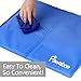 Pawaboo Pet Cooling Mat, 19.7 x 15.7 Inch Pressure Activated Self Cooling Cold Gel Mat Pad for Couches, Car Seats, Pet Beds & Kennels, Keeping Pets Dogs Cats Cool and Comfort, Blue