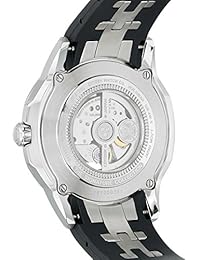 Citizen "Signature mecánico mano viento Acero Inoxidable y poliuretano Vestido de reloj de los hombres, color: negro (Modelo: nb4018 - 04E -)