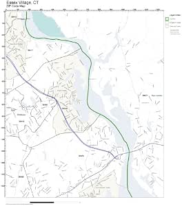 Amazon.com: ZIP Code Wall Map of Essex Village, CT ZIP Code Map Not