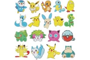HITOMOSU 5D Diamond Painting Stickers Kits, 16 Pcs Cartoon Anime Theme Diamond Stickers Paint by Numbers Kit, Boys and Girls DIY Cartoon Theme Stickers