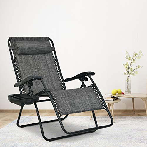 Patio Watcher Oversized Zero Gravity Chair Folding Recliner Chair with
