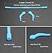 Kalevel Glasses Ear Girp Hook Eyeglass Ear Socks Sport Eyeglass Strap Holder Set (Black)