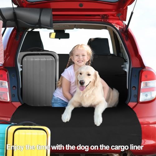 Fcolor SUV Cargo Liner for Dogs Waterproof Pet Cargo Liner, Comfort