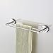 KES Suction Cup Double Towel Bar SUS 304 Stainless Steel No Drill Wall Mount Contemporary Bathroom Accessory Clothes Organizer Shelf Rack Brushed Finish 40 CM or 16-Inch, A6201S40