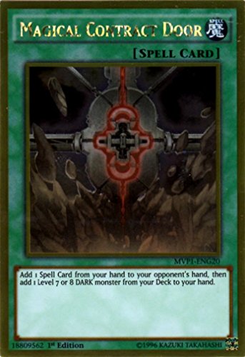 Yu-Gi-Oh! - Magical Contract Door (MVP1-ENG20) - The Dark Side of Dimensions Movie Pack Gold Edition - 1st Edition - Gold Rare