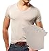 Mr. Davis Men's Bamboo Viscose Tailored Cut V Neck Undershirt - 3 Pack