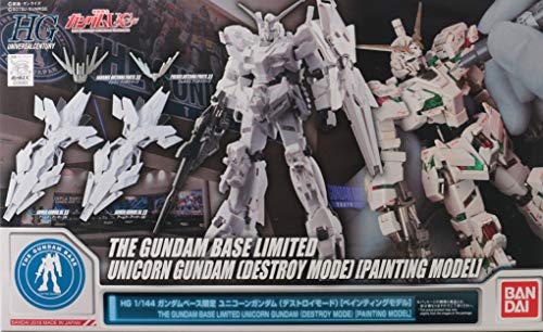 Bandai HG 1/144 The Gundam Base Limited Unicorn Gundam Destroy Mode [Painting Model]ã€€