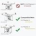 Powerextra Protective Durable Plastic Camera Lens Cap Cover + Flower Petal Lens Hood + Carbon Fiber Gimbal Guard for DJI Phantom 3 Advanced, 4K and Professional Drone