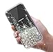 SunStory Galaxy A50 / A50s / A30s Case (2019) Design with Moving Shiny Quicksand Glitter and Double Protection with PC layer and TPU Bumper (Silver)