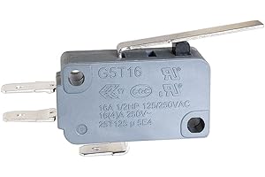 DINGTAIMEI ZING EAR GT516 16A Automotive Electronic Micro Switches Straight Long Lever Microswitches 1NC 1NO