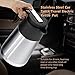 Fdit Car Truck Kettle Portable Stainless Steel Travel Mug Boil Water Coffee Tea 1300ml (12V)
