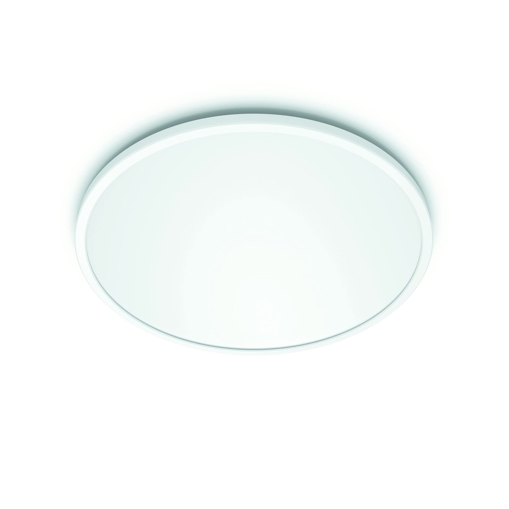 Philips LED SuperSlim SceneSwitch Dimmable Ceiling Light 2700K 15W [Warm White - White] For Indoor Home Lighting in Livingroom and Bedroom