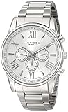 Akribos XXIV Men's AK736SS Ultimate Swiss Quartz Multi-Function Silver-Tone Stainless Steel Bracelet Watch