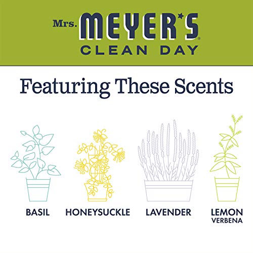 MRS. MEYER'S CLEAN DAY Scented Soy Candle, Large Glass, Lemon Verbena, 7.2 oz, 2 ct - Thumbnail 6