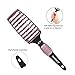 Boar Bristle Hair Brush-Curved and Vented Detangling Hair Brush INNOLV Nano Thermal Ceramic&Ionic Brush for Women Long, Thick, Thin, Curly & Tangled Hair