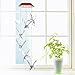 IMAGE Solar Wind Chimes Warm White Hummingbird Chimes Mobile LED Wind Chimes for Mother Home Garden Decor Patio Yard Lawn