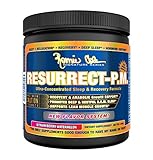 Ronnie Coleman Signature Series Resurrect-PM, Deep Restful Sleep and Anabolic Muscle Building Recovery Formula, Promotes Lean Muscle Growth and REM Sleep, Strawberry Watermelon, 200 Gram