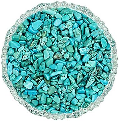 LiangGui Crushed Crystal Quartz Pieces Vase Fillers Turquoise